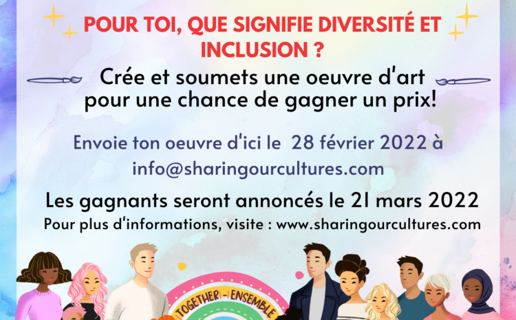  Projet Diversité et inclusion: appel à créations!