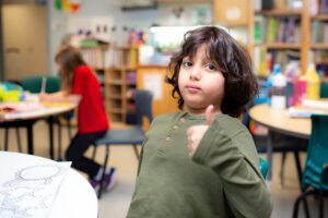 Élève école francophone