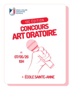 Concours d'art oratoire 2026